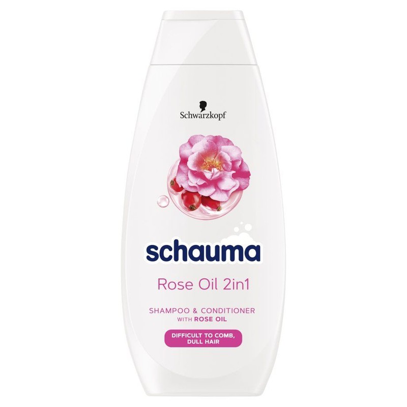 Szampon do włosów Rose Oli 2in1  Schauma 400 ml