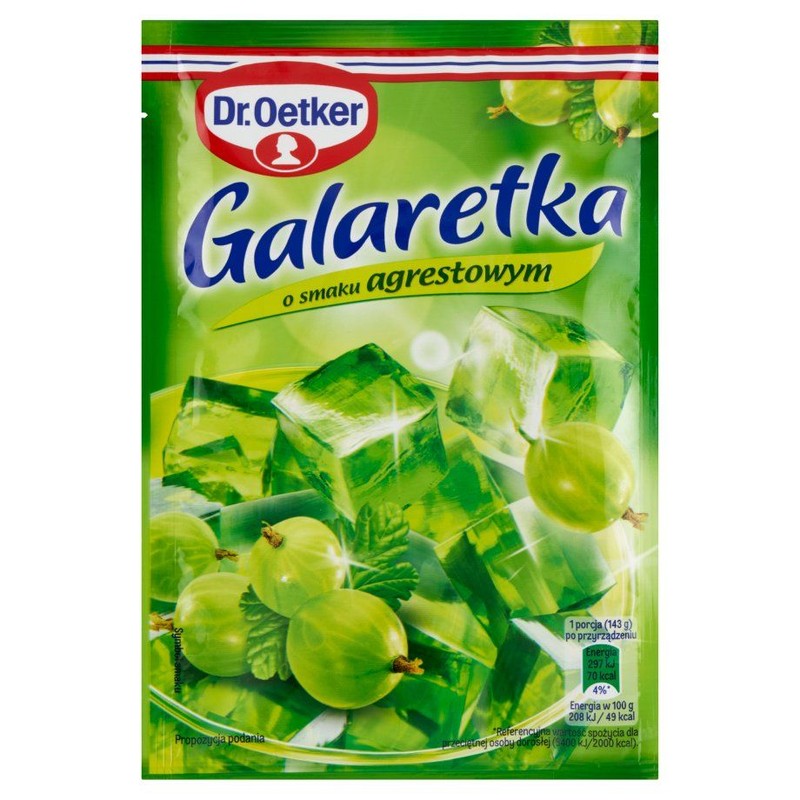 Galaretka o smaku agrestowym Dr.Oetker 72 g