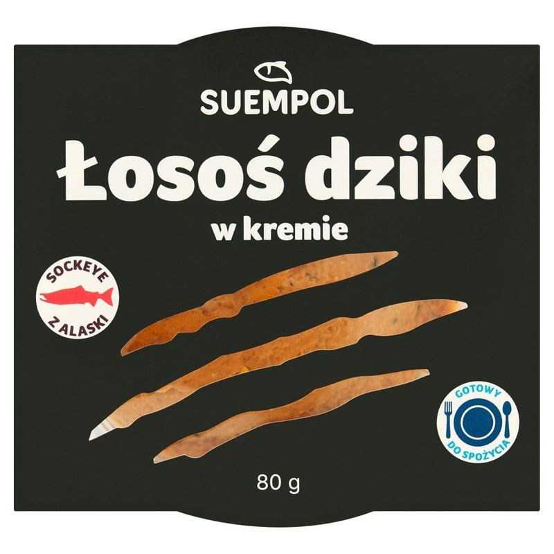 Łosos wędzony sockeye w kremie  Suempol 80 g