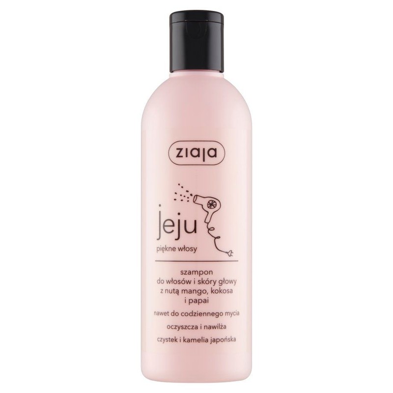 Szampon do włosów Jeju z nutą mango kokosa i papai Ziaja 300 ml