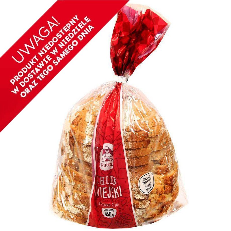 Chleb wiejski pszenno-żytni Putka 450 g