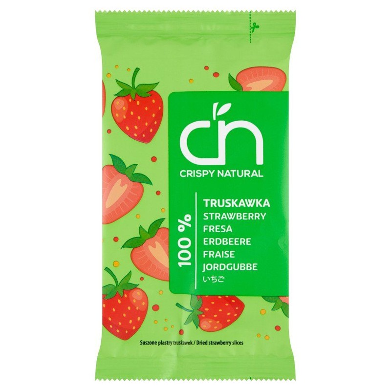 Suszone chipsy z truskawki Crispy Natural 10 g