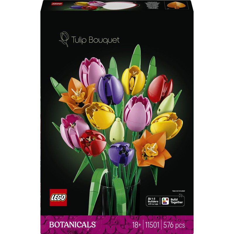 Botanicals Bukiet tulipanów 11501, dekoracja LEGO 1 sztuka