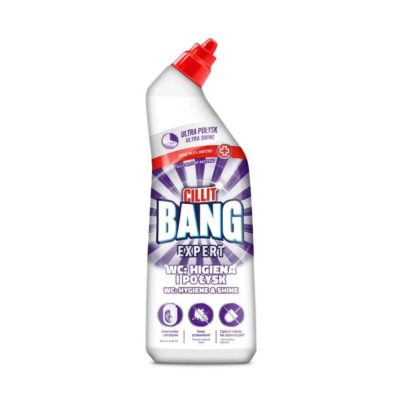 Wybielanie i Dezynfekcja płyn do WC Cillit Bang  750 ml