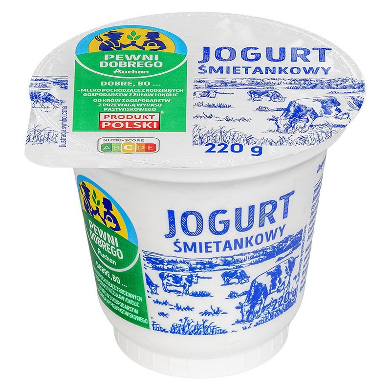 Jogurt śmietankowy Pewni Dobrego 220 g