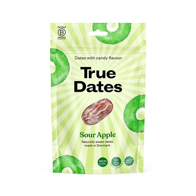 Daktyle aromatyzowane Kwaśne Jabłko   True Dates 100 g
