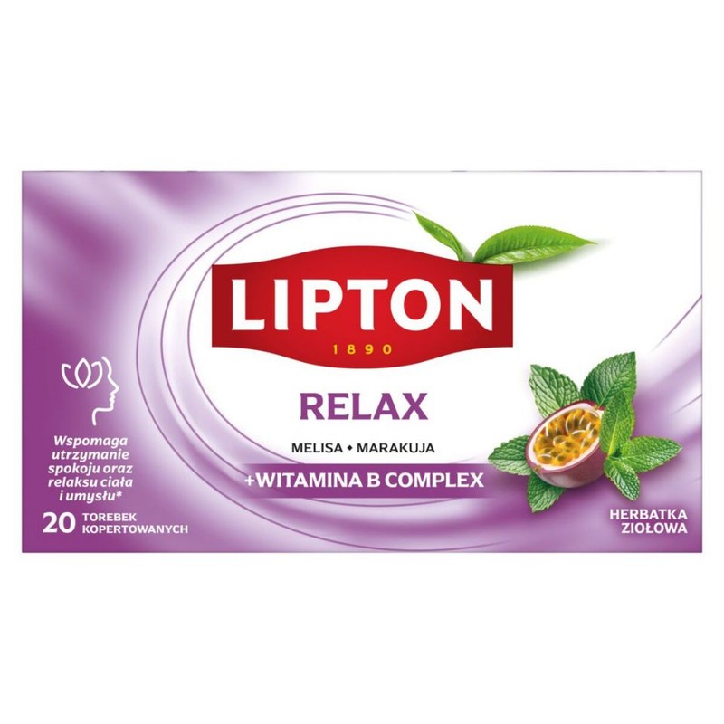 Herbatka ziołowa Relax Lipton 20 torebek