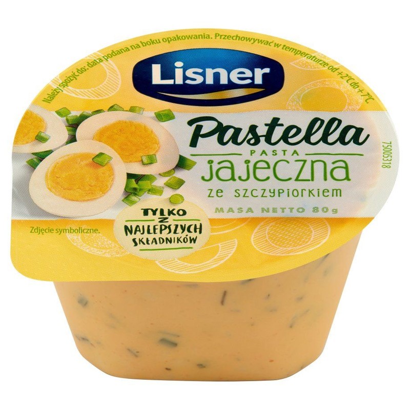 Pastella pasta jajeczna ze szczypiorkiem Lisner 80 g