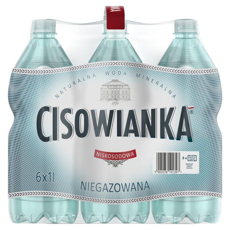 Woda niegazowana Cisowianka 6 x 1 l