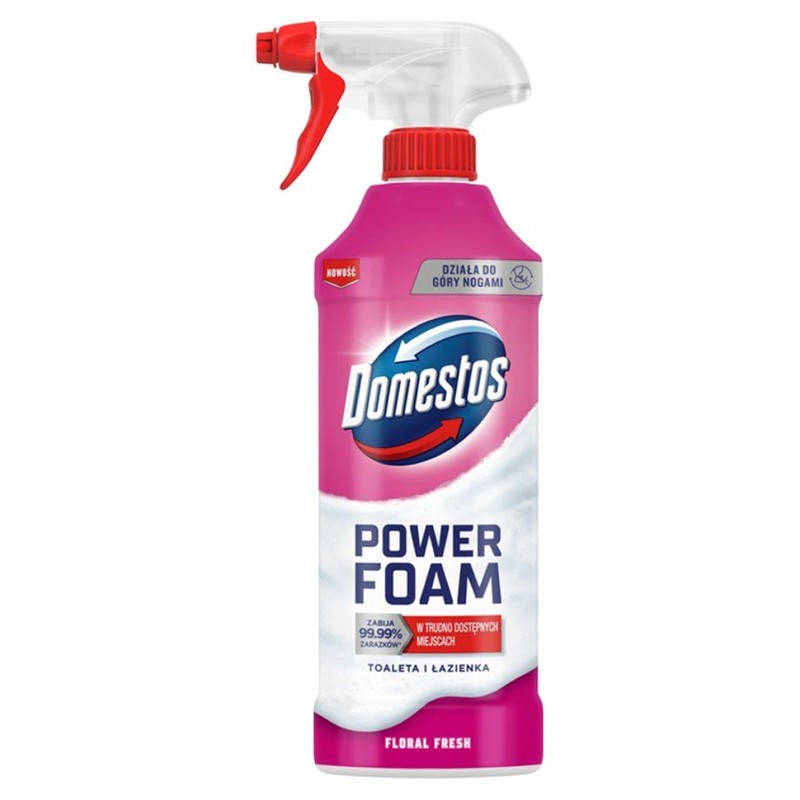 Power Foam floral fresh pianka do łazienki i toalety   Domestos 435 ml