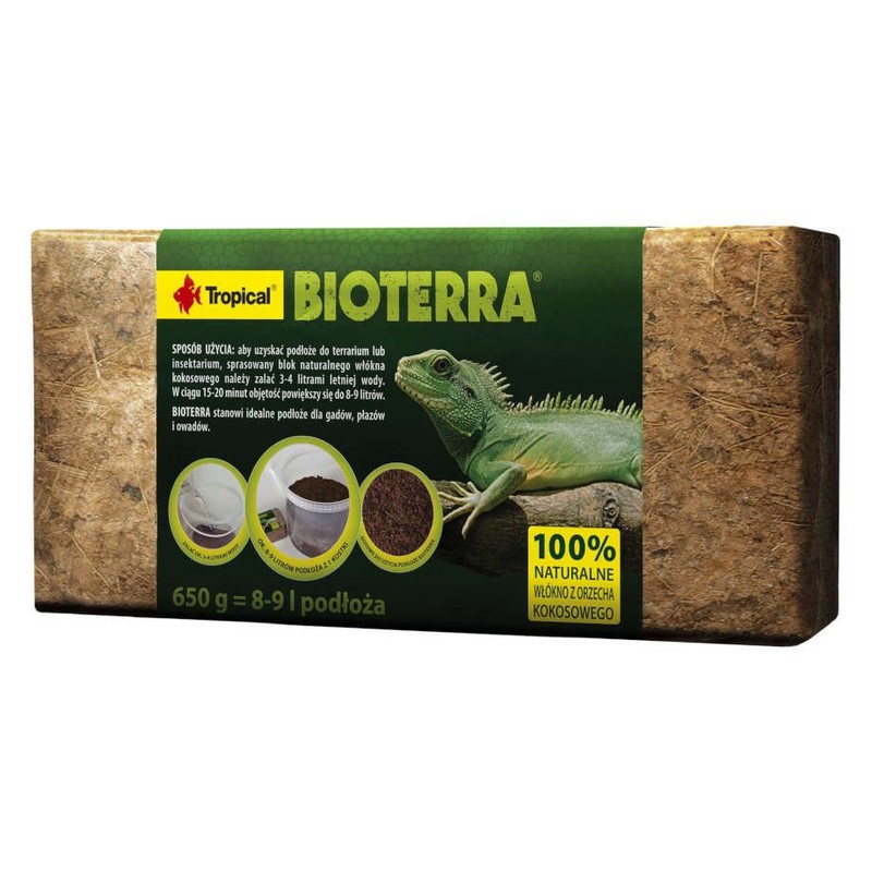Bioterra naturalne podłoże do terrarium Tropical 650 g