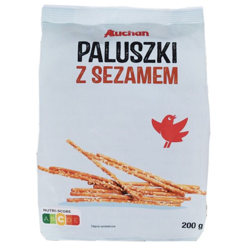 Paluszki z sezamem Auchan 200 g