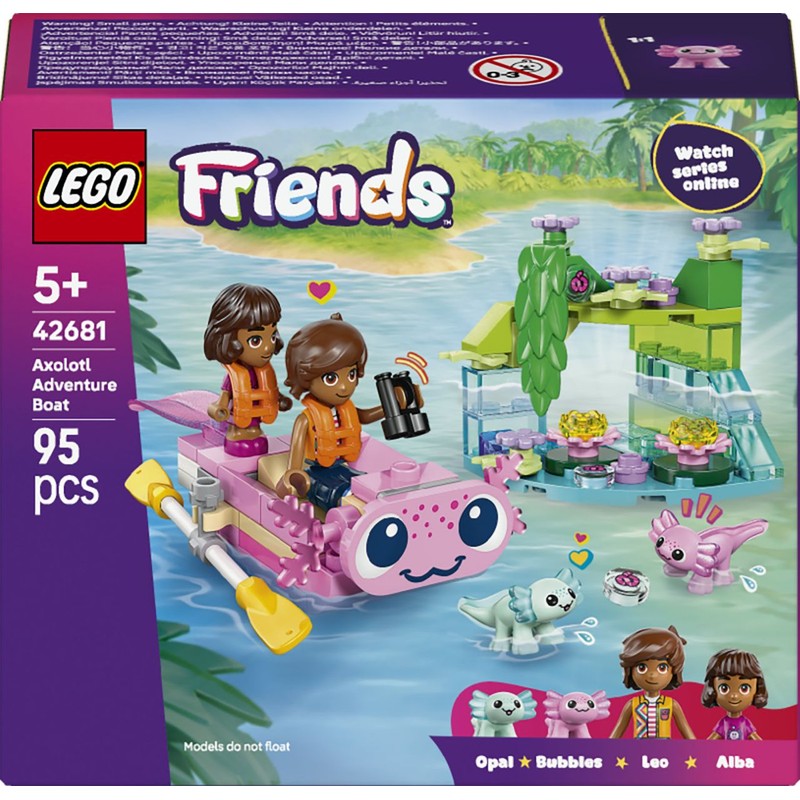 Friends Przygoda na aksolotlowej łodzi 42681 LEGO 1 sztuka
