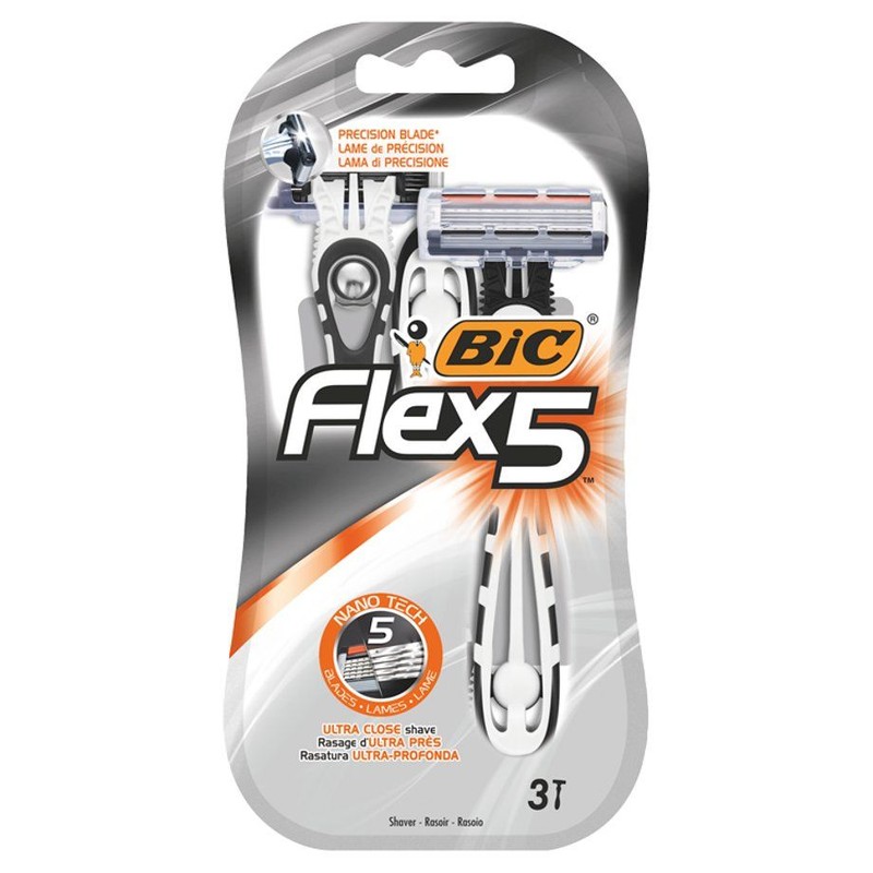 Maszynki do golenia Flex 5 BIC 3 sztuki