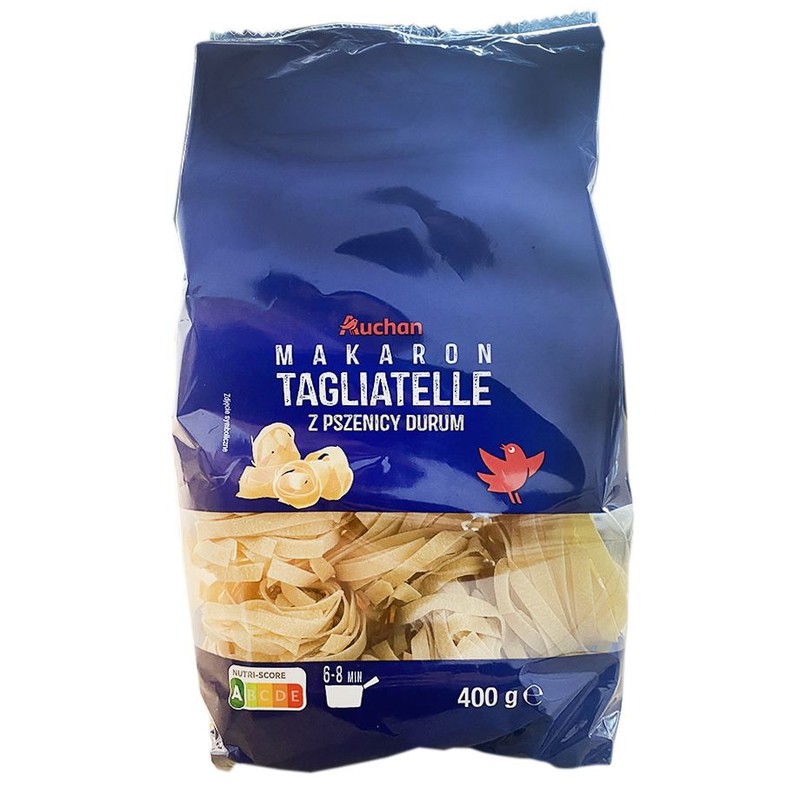 Makaron Tagliatelle  Auchan 400 g