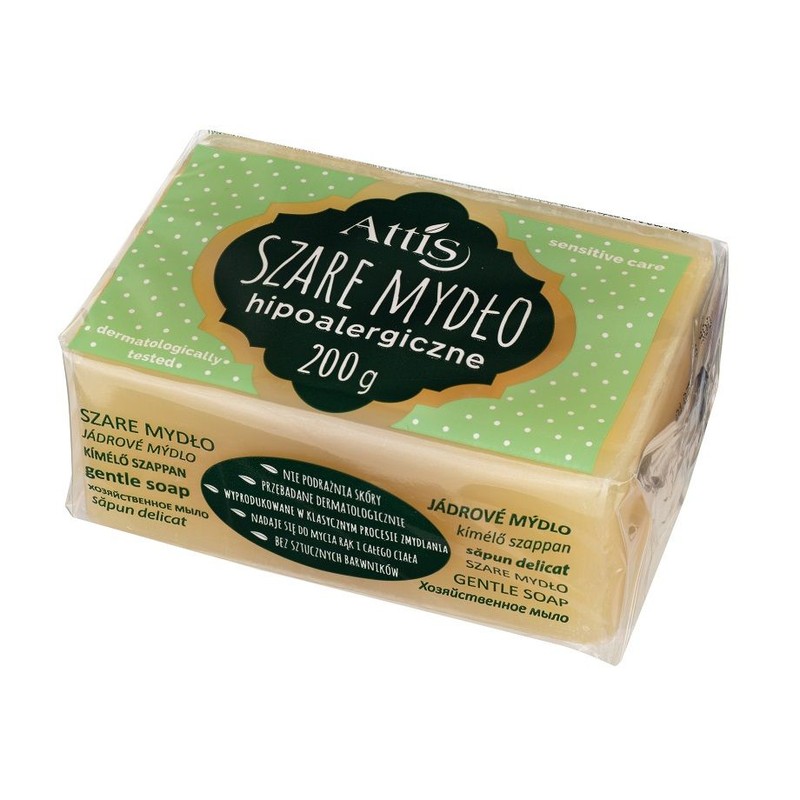 Mydło hipoalergiczne szare  Attis 200 g