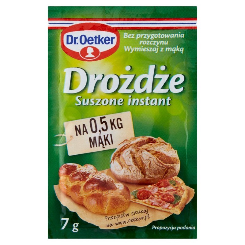 Drożdże suszone instant Dr.Oetker 7 g