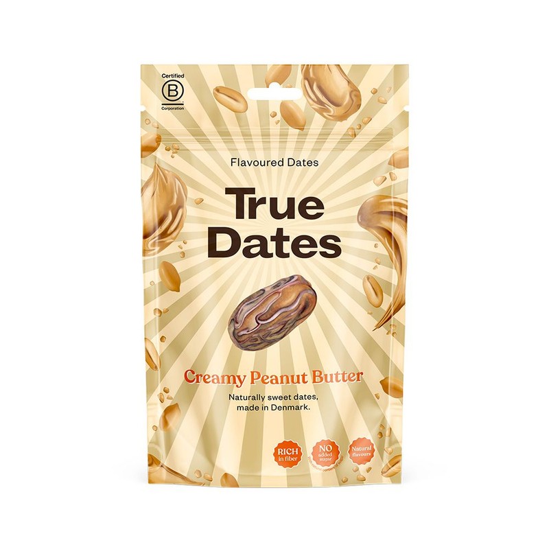 Daktyle aromatyzowane  Masło Orzechowe   True Dates 100 g