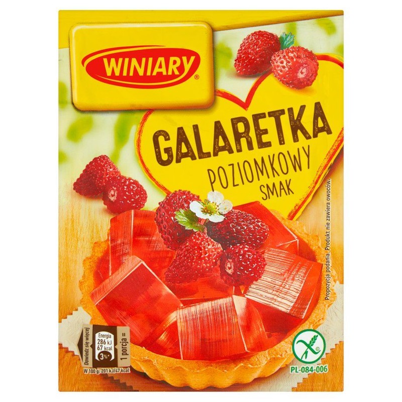 Galaretka o smaku poziomkowym Winiary 71 g