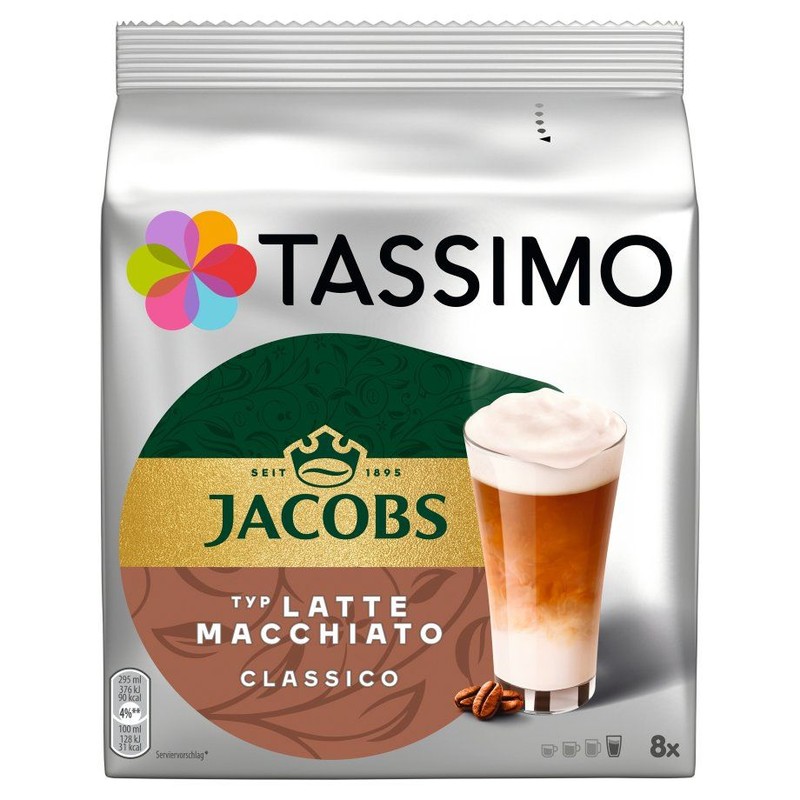 Kawa mielona Latte Macchiato Classico Tassimo 16 kapsułek