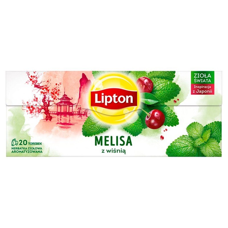 Herbata ziołowa Melisa z wiśnią  Lipton 20 torebek
