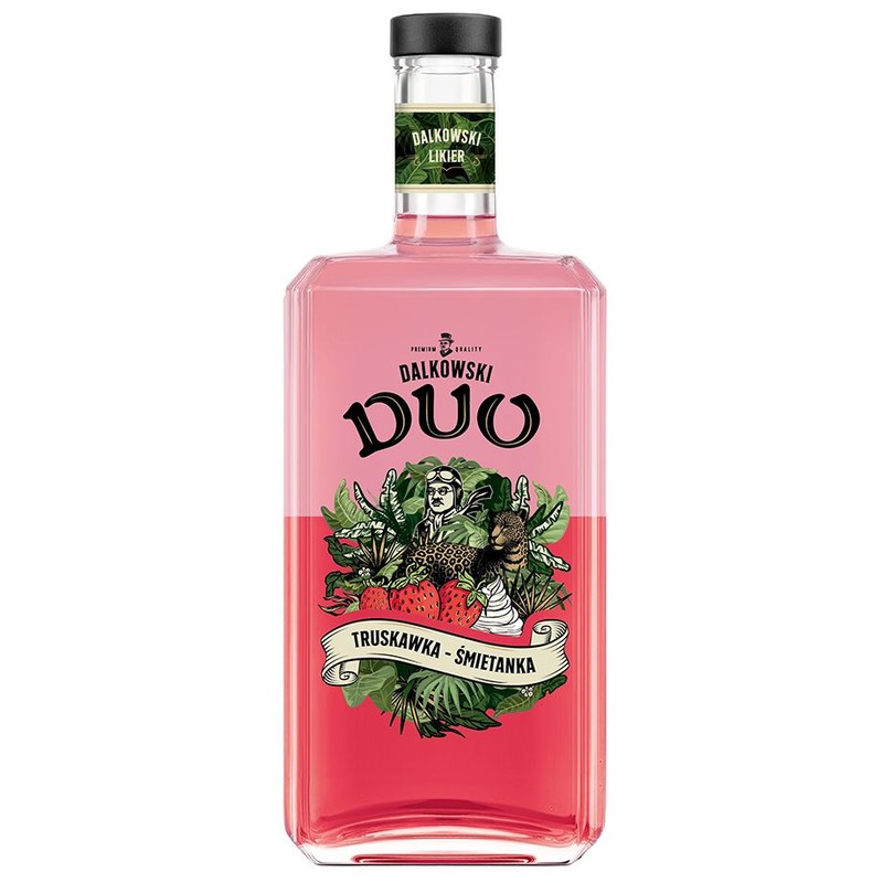 Duolikier Truskawka-śmietanka alk. 15,0% obj. Dalkowski  500 ml