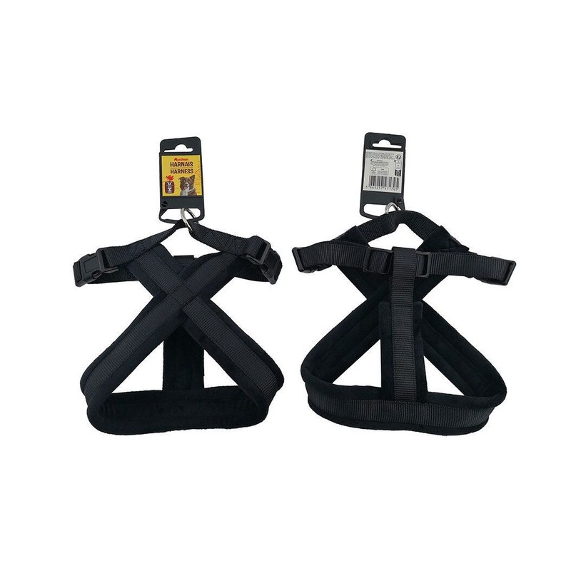 Szelki poliesterowe 2 x 40 - 50 cm czarne Auchan 1 sztuka