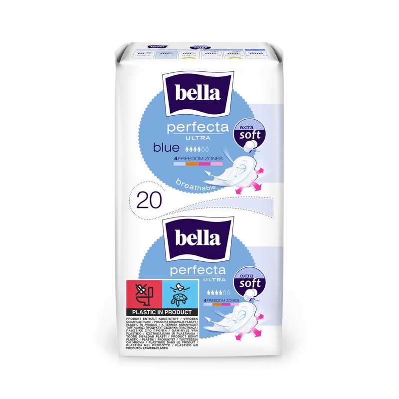 Podpaski Perfecta ultra blue Bella 20 sztuk