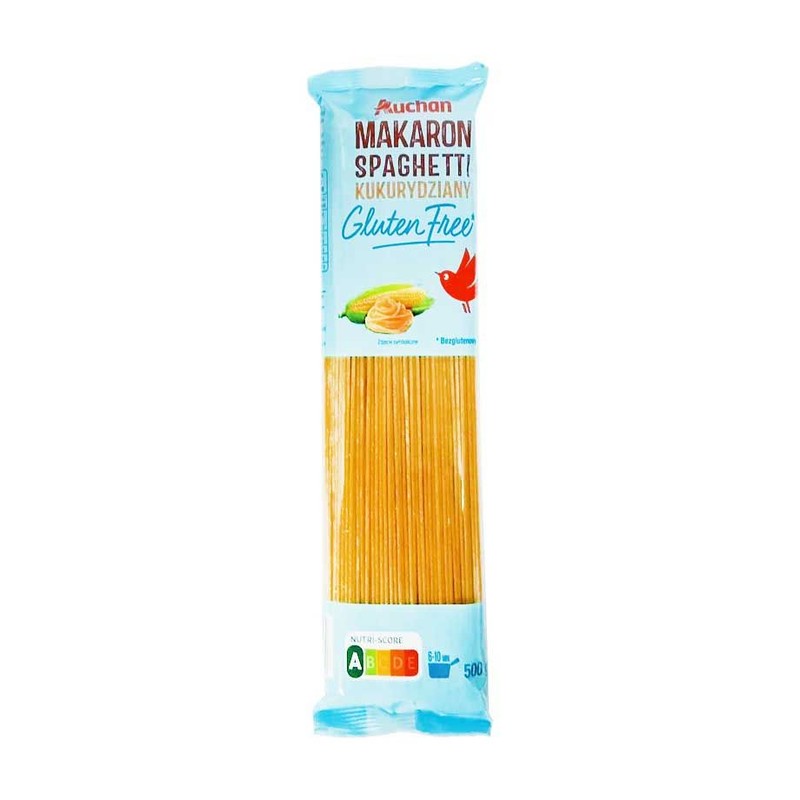 Makaron spaghetti kukurydziany bezglutenowy Auchan 500 g