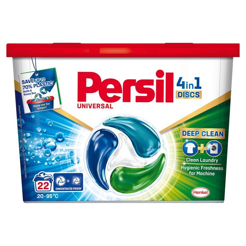 Kapsułki do prania 4in1 Deep Clean universal Persil 22 kapsułki