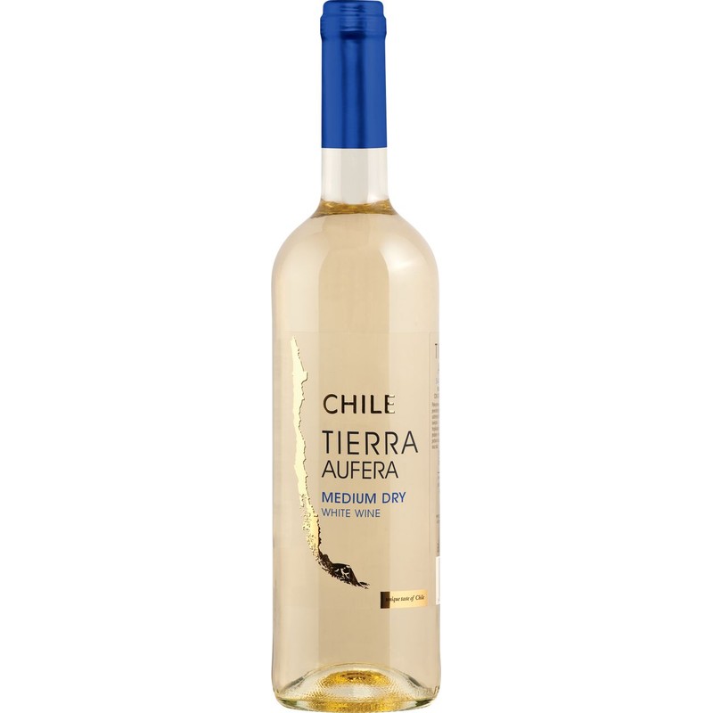 Wino chilijskie białe półwytrawne Sauvignon Blanc alk. 12,0% obj Tierra Aufera 750 ml