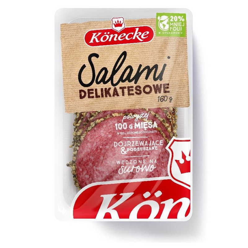 Salami z pieprzem mielonym Konecke 160 g