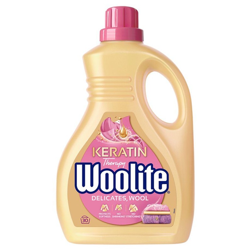 Delicate Keratin płyn do prania tkanin delikatnych 30 prań Woolite 1,8 l