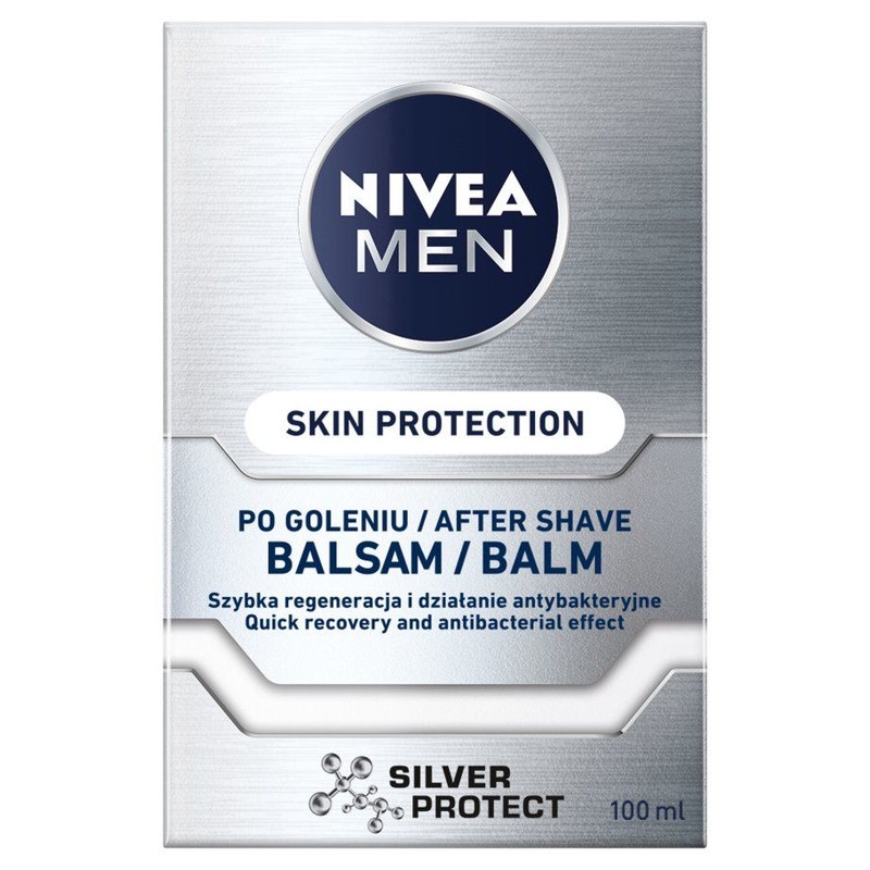 Balsam po goleniu Silver Protect  NIVEA MEN 100 ml