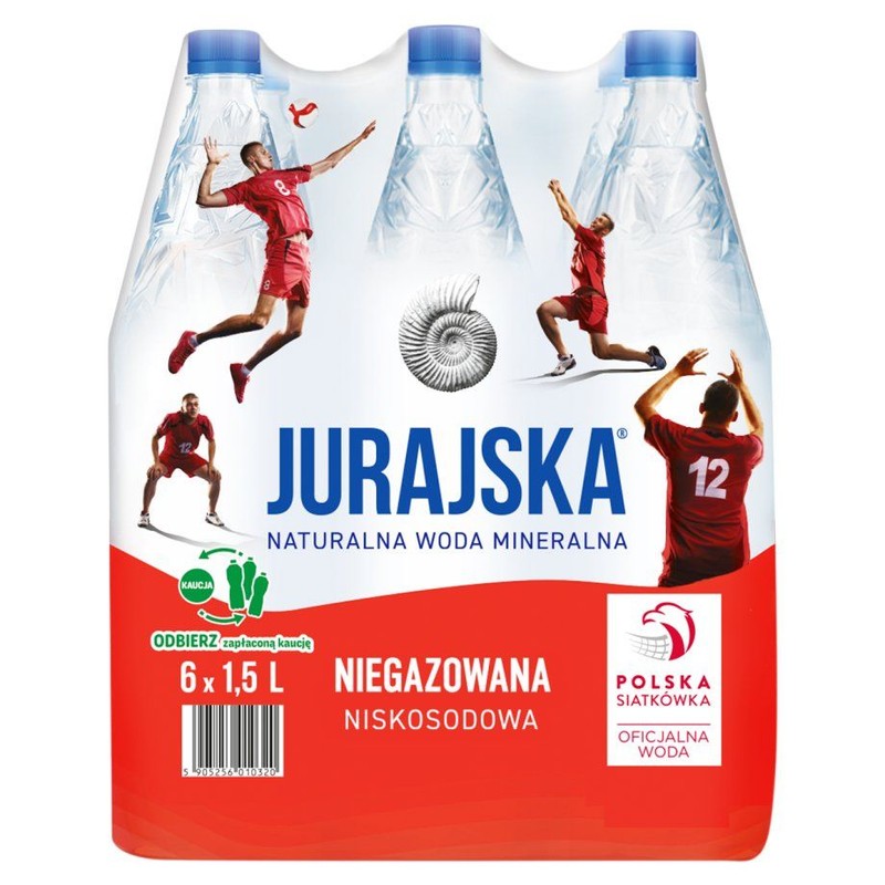 Naturalna woda mineralna niegazowana  Jurajska 6 x 1,5 l