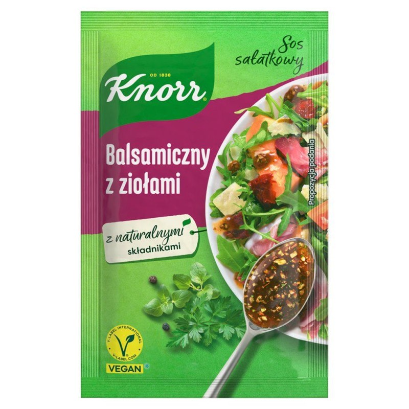 Sos sałatkowy balsamiczny z ziołami Knorr 11 g