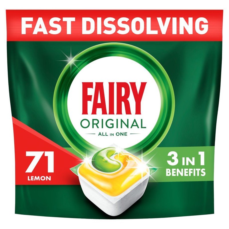 Kaspułki do zmywarki Original All in One    FAIRY 71 kapsułek