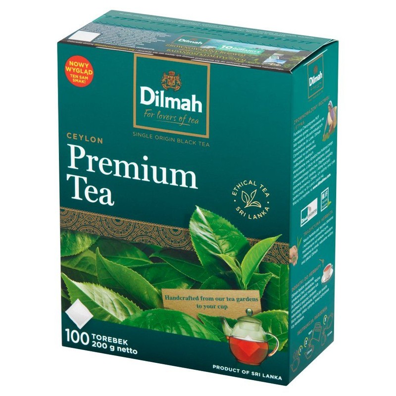 Czarna herbata ekspresowa w torebkach Dilmah 200 g