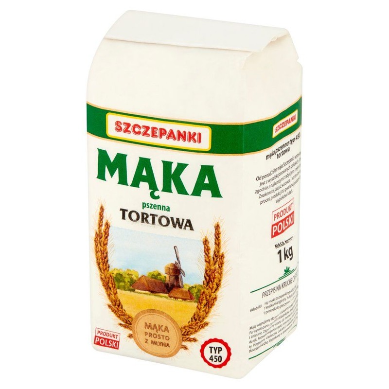 Mąka pszenna tortowa typ 450  Szczepanki 1 kg