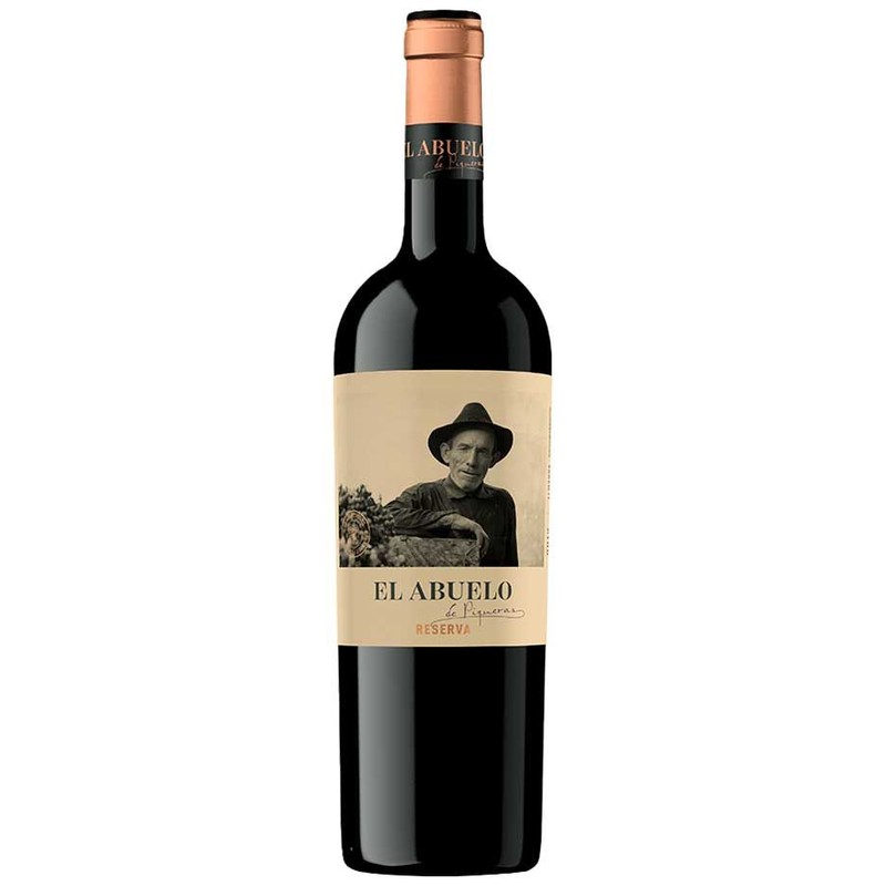 Wino hiszpańskie czerwone wytrawne Reserva alk. 14,0% obj. El Abuelo 750 ml