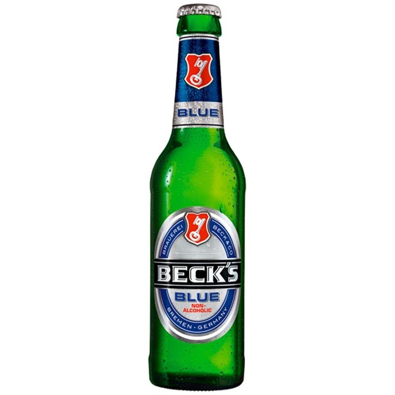 Piwo bezalkoholowe Blue alk. 0,0% obj. Becks 330 ml