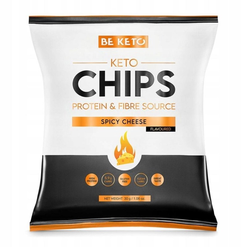 Keto Chipsy pikantne serowe BeKeto 30 g