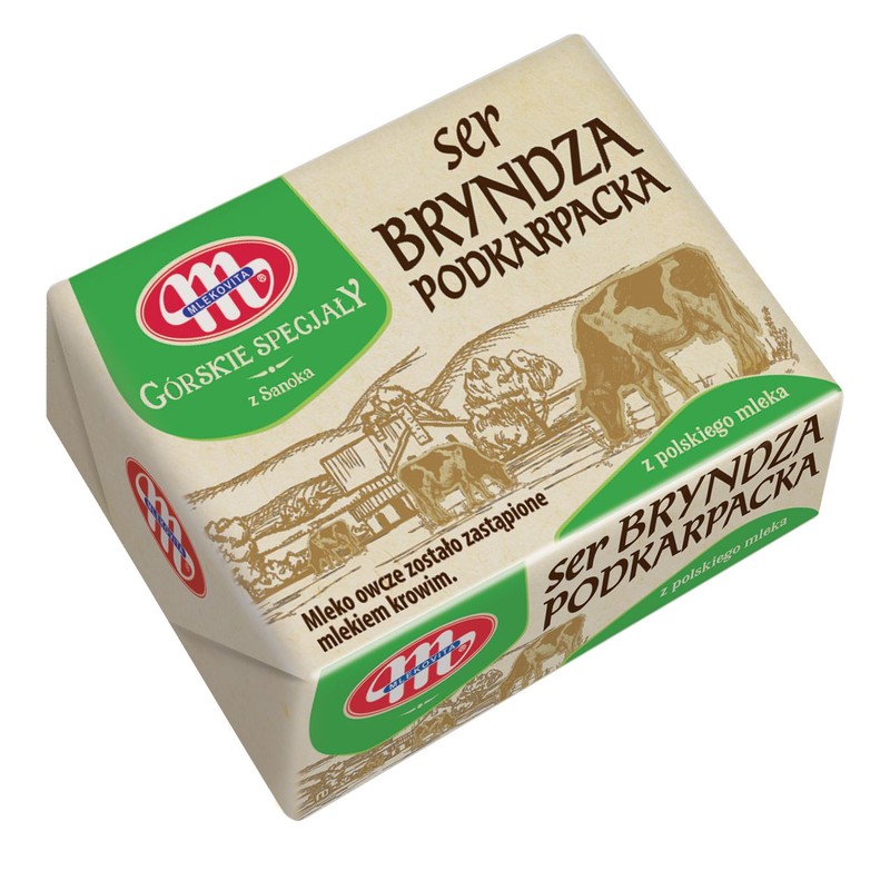 Ser Bryndza Podkarpacka z mlekiem krowim Mlekovita 80 g