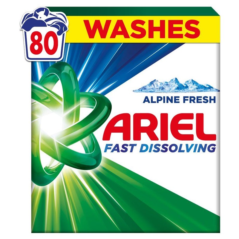 Proszek do prania Mountain Spring Mega Pack 80 prań Ariel 4,4 kg