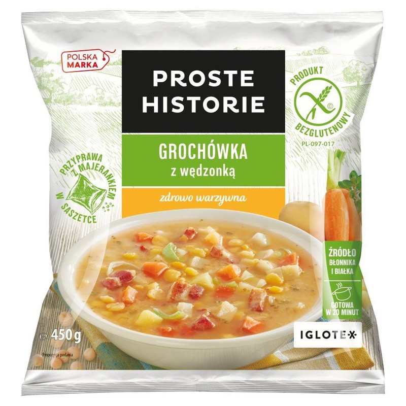 Zupa Grochówka z wędzonką - bezglutenowa Proste Historie 450 g