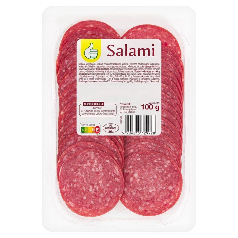 Salami Auchan 100 g