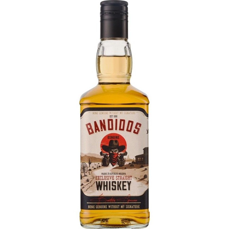 Whiskey alk. 40,0% obj. Bandidos 500 ml