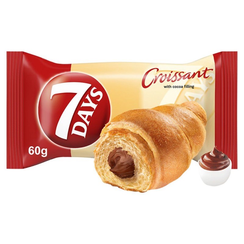 Croissant z nadzieniem kakaowym 7 Days 60 g