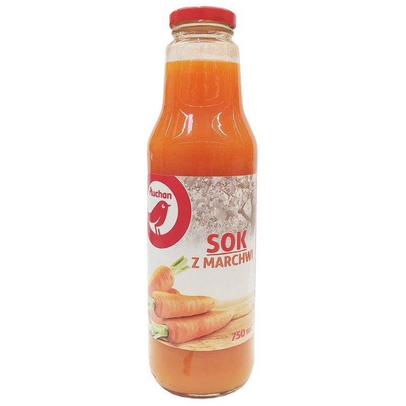 Sok z marchwi Auchan 750 ml