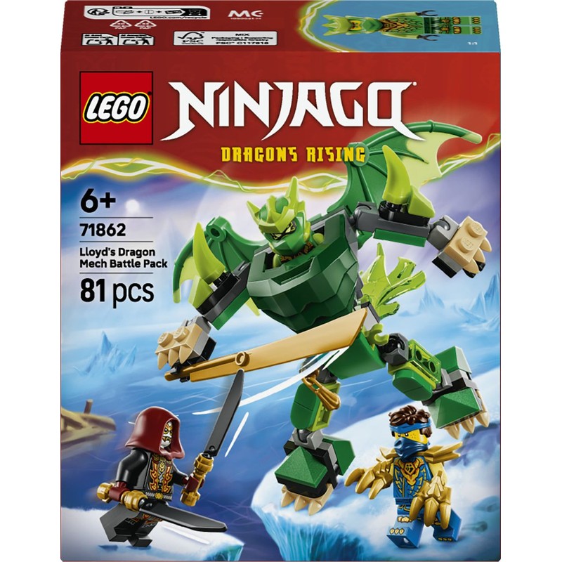 NINJAGO Smoczy mech Lloyda zestaw bitewny 71862 LEGO 1 sztuka